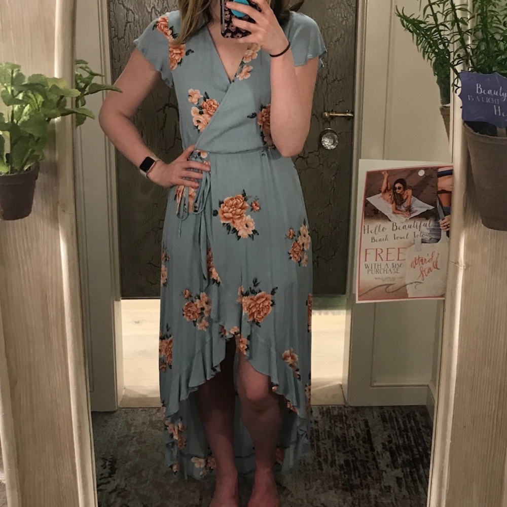 Altar’d State Hi-Low Floral Dress